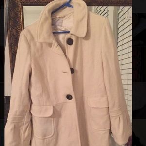 Cream Colored Peacoat
